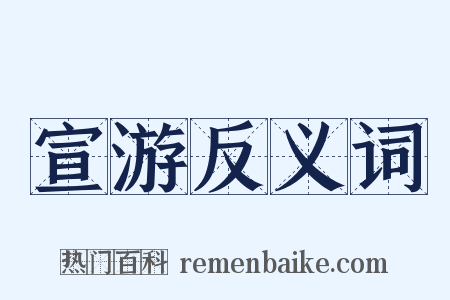 宣游反义词是什么意思的图片